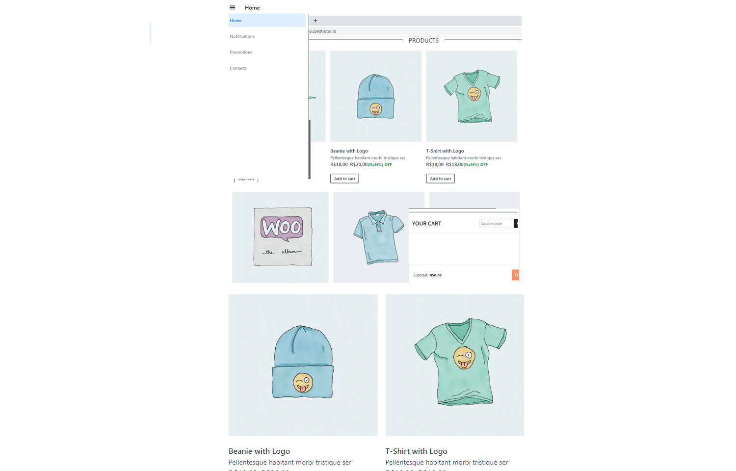 hospedagem woocommerce