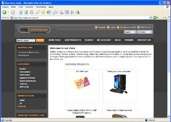 loja virtual no commerce
